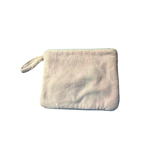 Wet Bathing Suit Bag Plastic Interior Bikini Handbag Wristlet - Picture 3 of 5